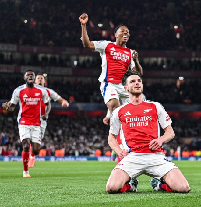 Declan Rice Makes History: 2 Free Kick Goals in Knockout Stage!