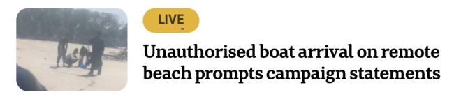 Election Stunt? Boat Arrival Sparks Outrage in AUSPOL Campaign!
