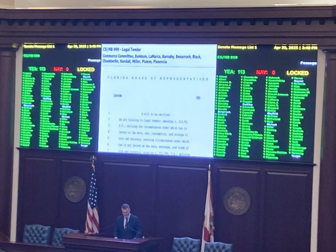 Florida's HB 999 Passes: Gold & Silver Legal Tender Controversy!