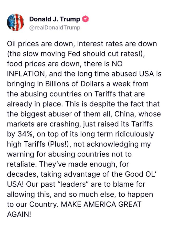 🚨JUST IN🚨 Trump Claims Tariffs Are America's 'Financial Salvation'!