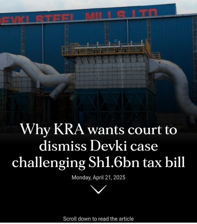 KRA Battles to Dismiss Shocking 1.6B Tax Claim Against Devki!