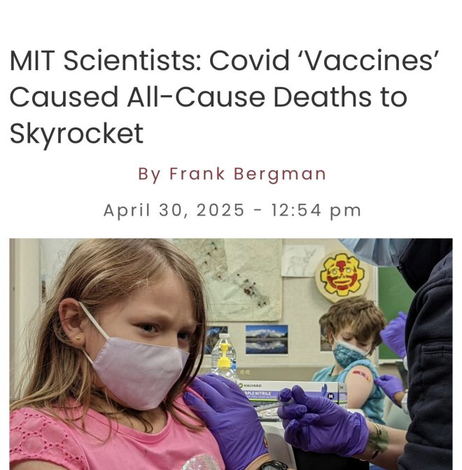 MIT and Florida Health Confirm Covid Vaccines Linked to Death Surge