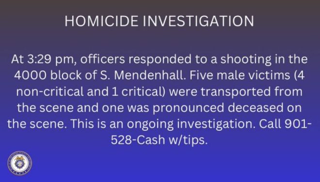 Mass Shooting in Memphis: 1 Dead, 5 Injured - Chaos Unleashed!