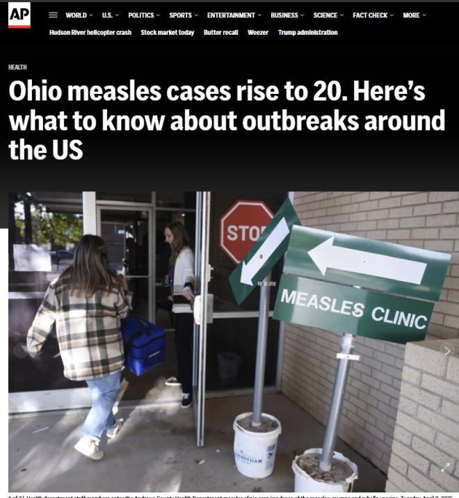 Measles Outbreak in Ohio: 14 Infected, Public Health at Risk!
