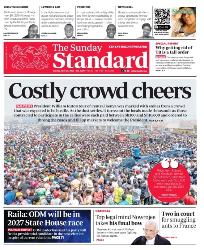 New Scandal: Crowd for Hire Pays Up to Sh. 10,000 for Votes!