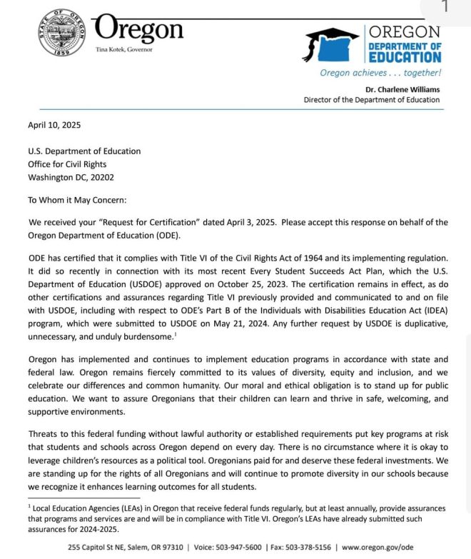 Oregon Schools Defy Feds on DEI, Spark Outrage Over Defiance!
