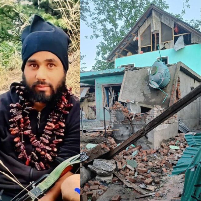 Pahalgam Terrorist Asif Sheikh's Home Demolished in Tral!
4 Other Terrorists, Including Pakistanis, Also Targeted!