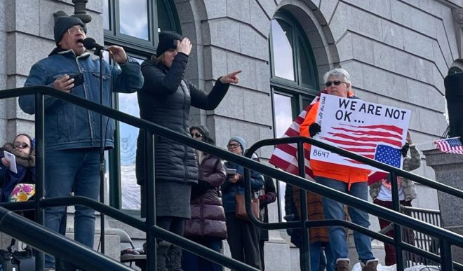 Protester Calls for Trump's Assassination Near AG Keith Ellison!