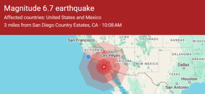 San Diego County Earthquake upgraded to 6.7 - Are residents prepared for the aftermath? Find out now!