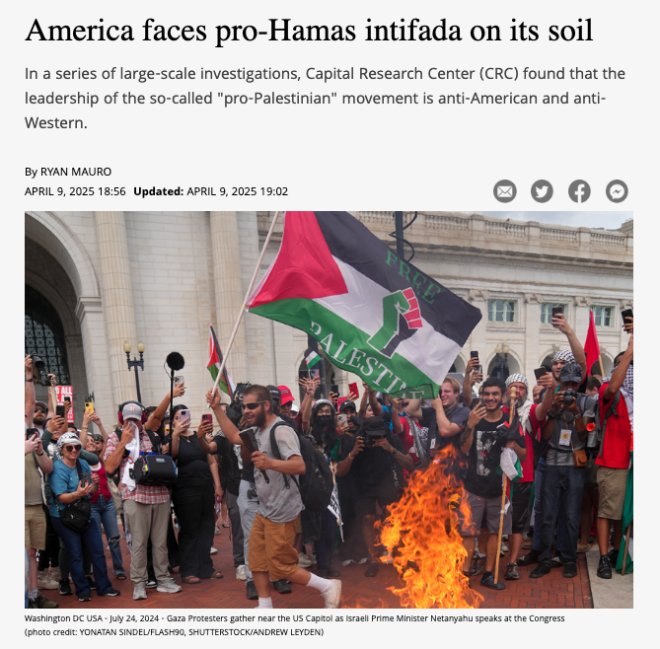 Shock Report: 496 U.S. Pro-Palestinian Groups Call for Violence!