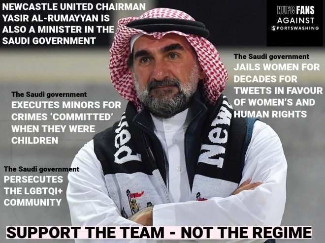 Shocking Hypocrisy: NUFC Chairman Celebrates Amid Saudi Atrocities!