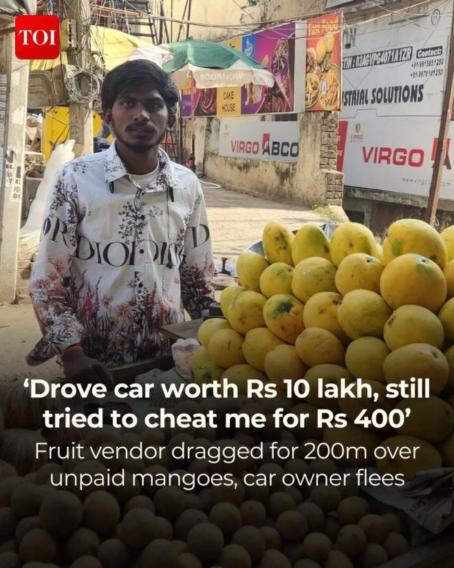 Shocking Theft: Driver Steals Mangoes from Sukhbir's Cart!