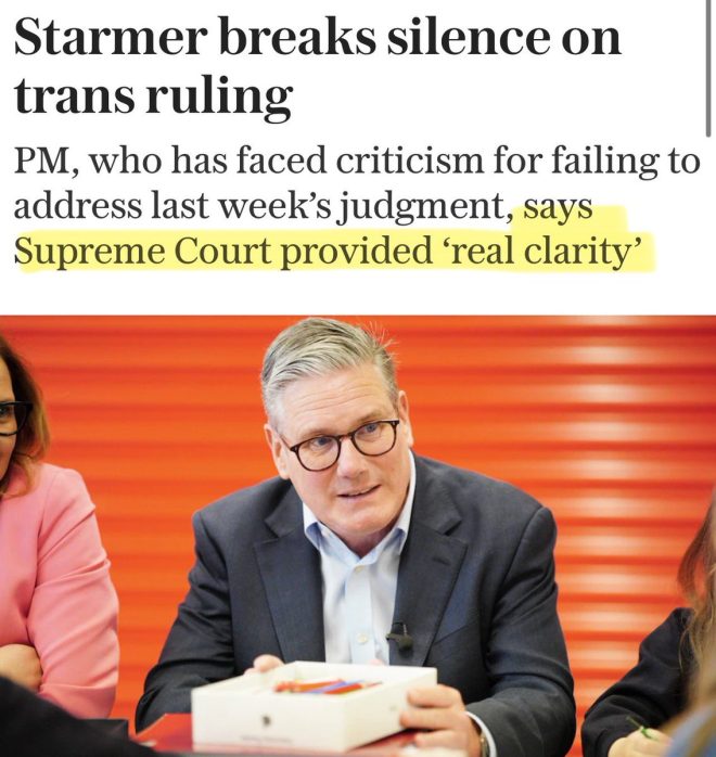 Starmer Sparks Outrage: "Supreme Court Defines Woman Clearly!"
