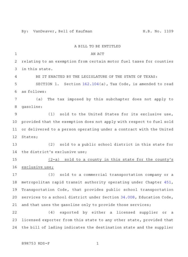 Texas House Passes Controversial Bill: Gov't Gets Gas Tax Breaks!