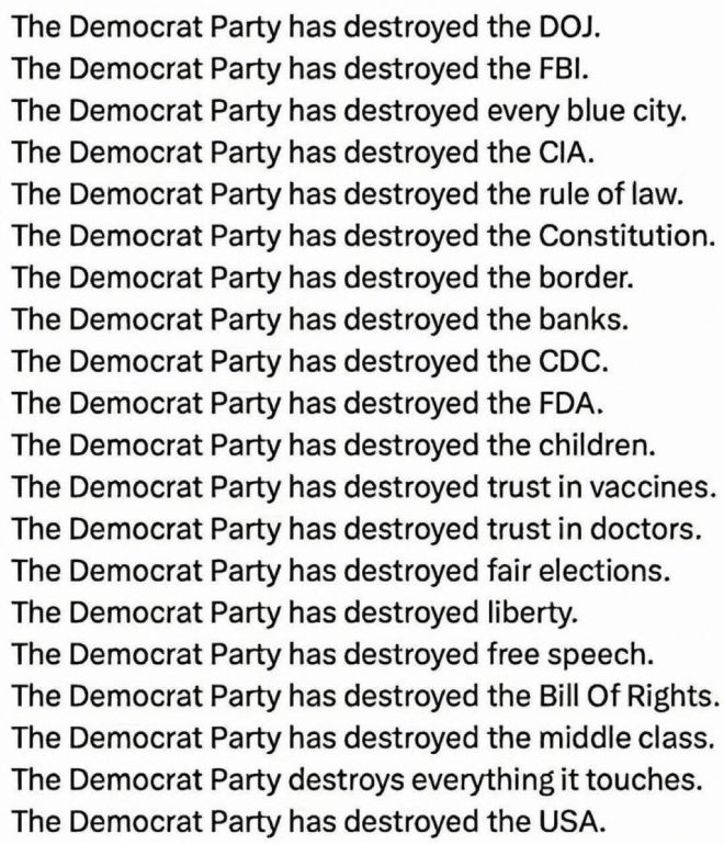 The Democratic Party's Policies: A Disaster for Voters and Nation!