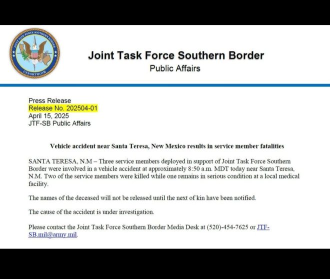 Tragic Border Mission: U.S. Troops Killed in Controversial Crash