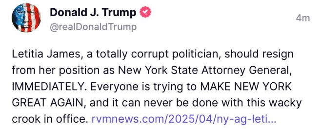 Trump Demands Letitia James Resign Over Alleged Election Crimes!