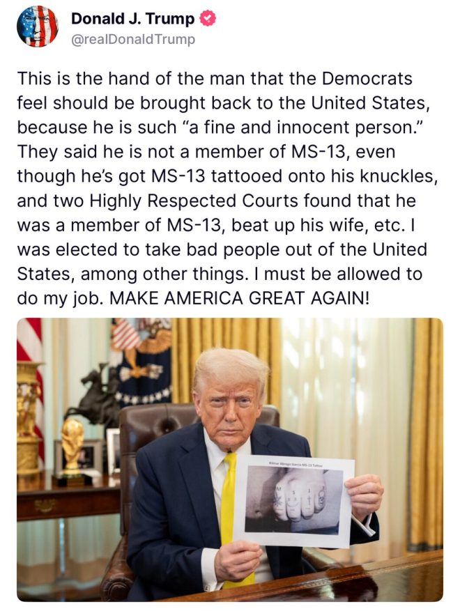 Trump's Shocking Photo Links MS-13 to Fake News and Democrats!