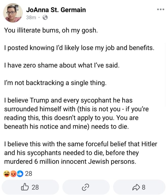 Waterville Teacher's Shocking Call for Violence Against Trump Supporters!