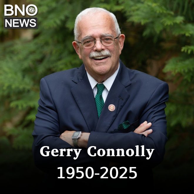 Death of Congressman Gerry Connolly, D-VA, at Age 75