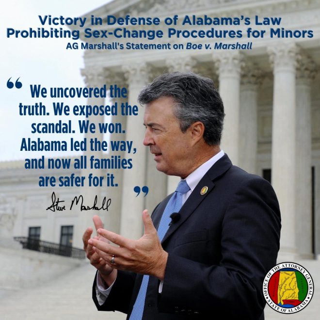 AG Marshall's Victory Sparks Outrage Over Alabama's Trans Ban!