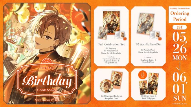 "Alban Knox's 2025 Birthday Goods: Are They Worth the Hype?" — Alban Knox Birthday Merchandise, NIJISANJI_EN Birthday Celebration, Alban Knox Voice Goods 2025