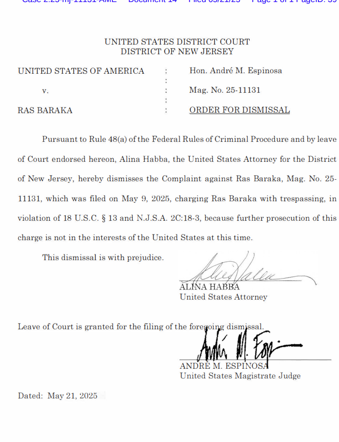 Alina Habba Shocks: Dismissal Request for Newark Mayor Baraka! — Alina Habba news, Newark Mayor legal case, US Attorney office updates