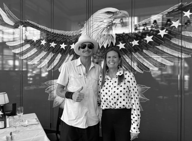 Arkansas Governor Sparks Debate at Detroit Cowboy Event! — Great to connect with Governor Sarah Huckabee, Arkansas events 2025, Little Rock country music show