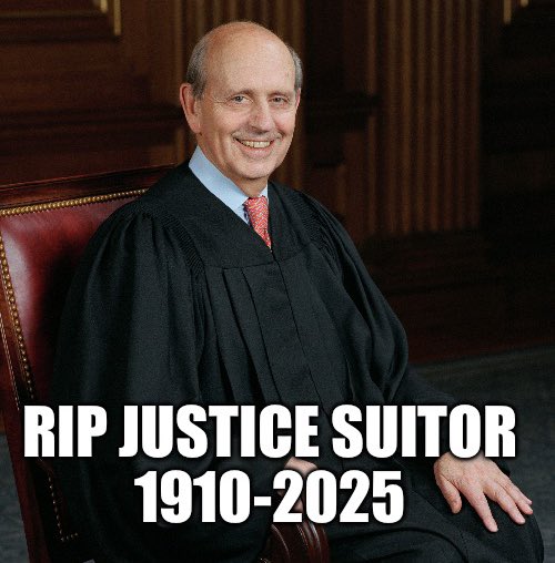 🚨 BRAKING: Death of Former Chief Justice David Suitor 🚨