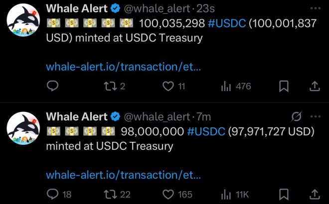 🚨 BREAKING: $198M USDC Minted—Is a Market Surge Inevitable? — USDC Minting Surge, Crypto Market News, US Treasury Updates