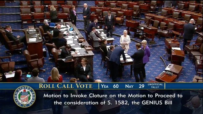 🚨BREAKING: 60 Votes Secure Controversial Bill for $RLUSD's Future! XRP's Role Under Scrutiny! — Genius Bill news, US regulated stablecoin, XRP updates 2025
