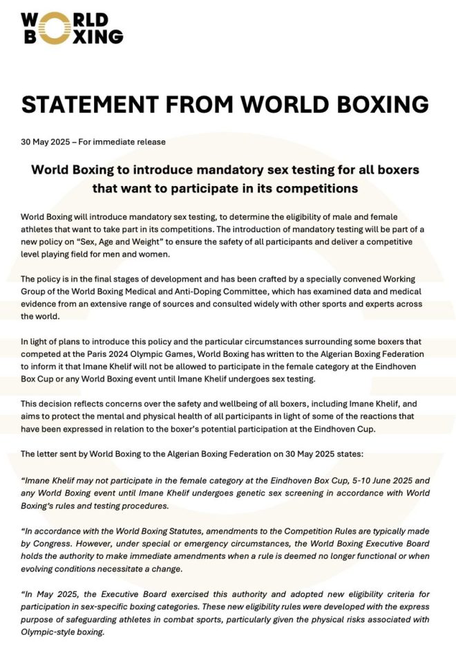 🚨BREAKING🚨 Boxing World Faces Backlash Over Khelif's Sex Test! — breaking news boxing, Imane Khelif controversy, Eindhoven Box Cup updates