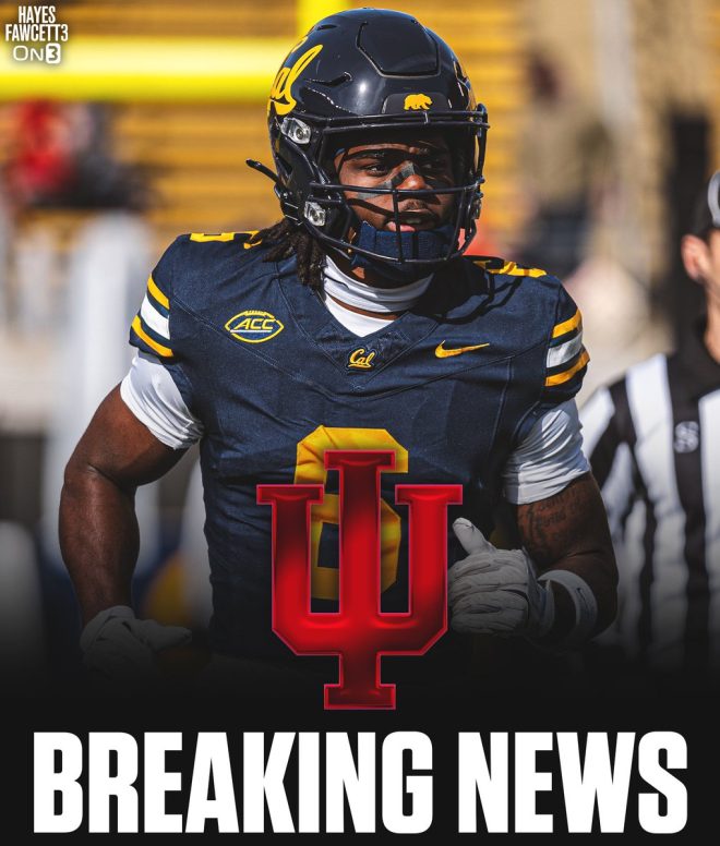 BREAKING: Cal's Star WR Jonathan Brady Shocks Fans, Chooses Indiana!