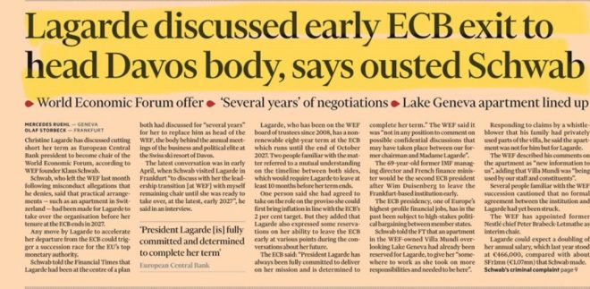 BREAKING: Christine Lagarde to Lead WEF After Controversial Past? — Christine Lagarde leadership 2025, global elite influence, economic policy controversy