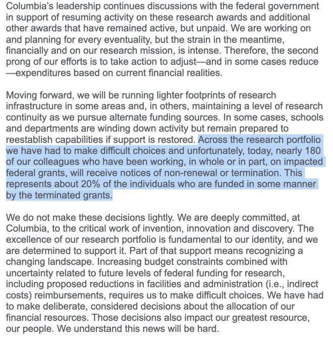 BREAKING: Columbia University Fires 180 Amid Trump Funding Crisis!