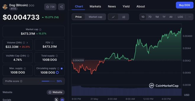 BREAKING: $DOG Surges to #1 in 24-Hour Crypto Performance! 🤯 —  top cryptocurrency gainers, trending altcoins today, best performing digital assets 2025