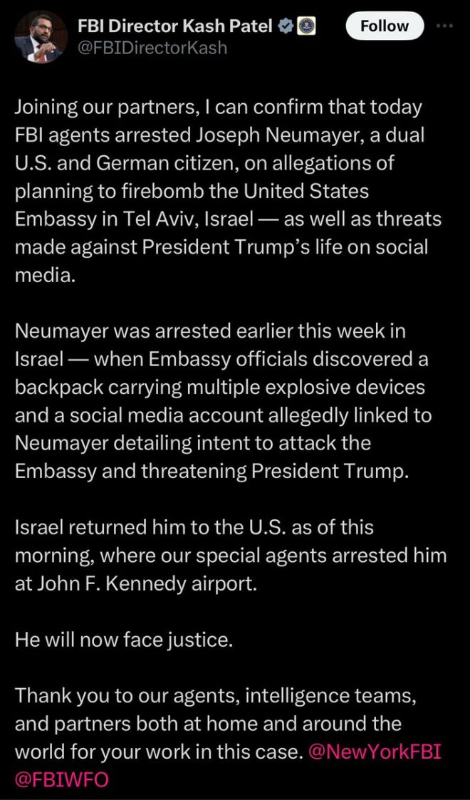 BREAKING: FBI Foils Controversial Israeli False Flag Plot —  Israeli covert operations exposed, False flag attacks in Israel, U.S. embassy security threats 2025