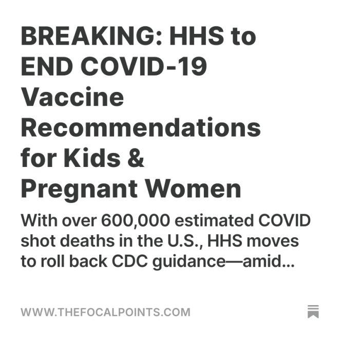 BREAKING: HHS to END COVID Vaccine Advice for Kids & Pregnant Women!
Controversy Rises Amid Claims of 600,000 Vaccine Casualties in U.S.