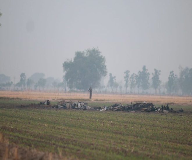 BREAKING: Indian Aircraft Crashes in Controversial Bathinda Village!