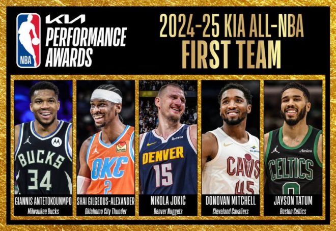 BREAKING: NBA's All-Time First Team Sparks Heated Debate! 🏀🔥 — All-NBA Selections 2025, NBA Player Awards, Professional Basketball Honors