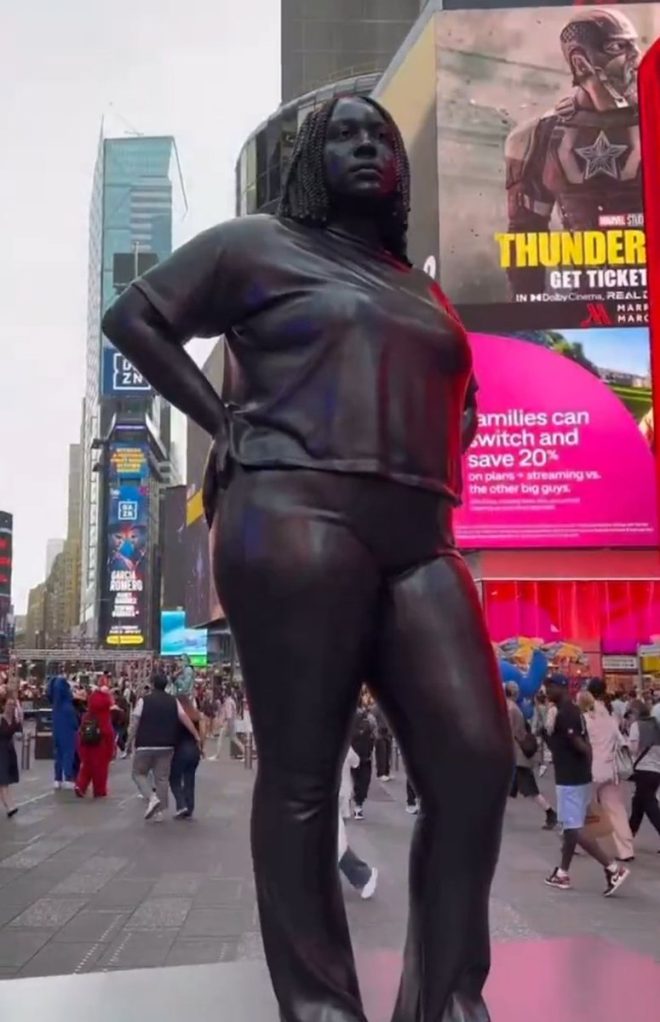 BREAKING: NY's 12-Foot Plus-Size Black Woman Statue Sparks Outrage!