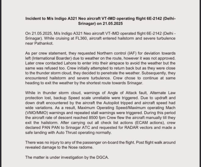 BREAKING ⚠️ Pakistan's ATC Blocks IndiGo Flight Amid Storm Fury! — Aviation news alert, Flight restriction updates, Emergency airspace incidents