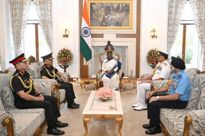 BREAKING: President Murmu's Shocking Military Summit Raises Eyebrows!