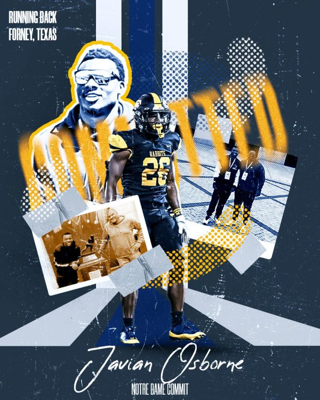 BREAKING: Texas RB Javian Osborne Shocks All with Notre Dame Commit!