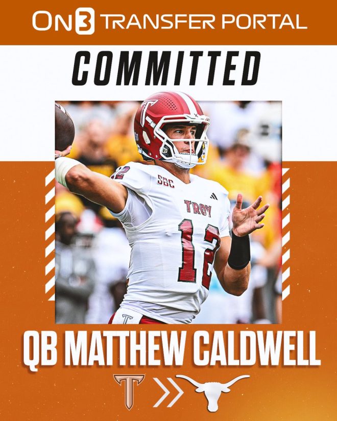 BREAKING: Troy QB Matthew Caldwell's Shocking Move to Texas!