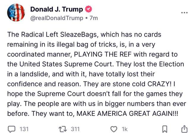 BREAKING: Trump Slams Dems & Supreme Court, Calls for Action!