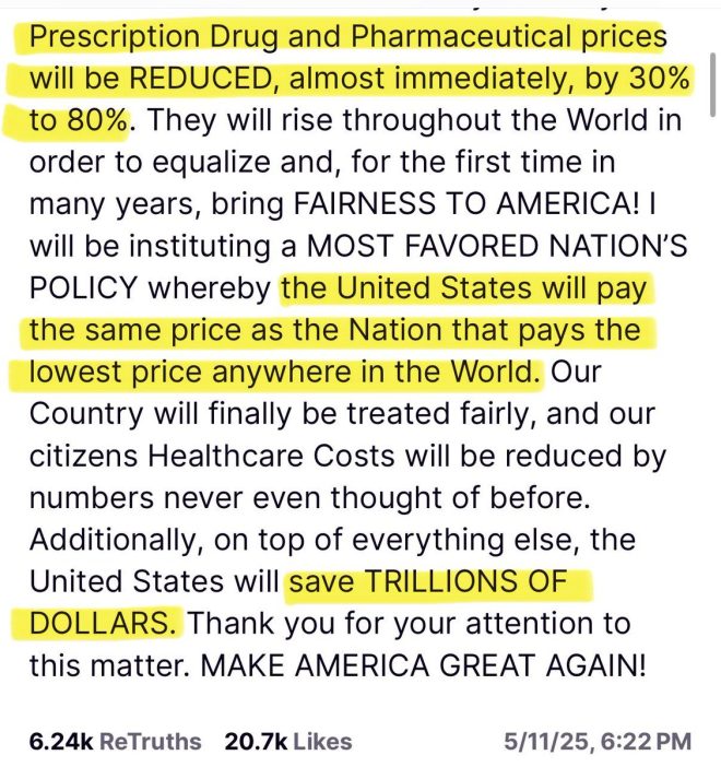 BREAKING: Trump’s Shocking Exec Order to Slash Drug Prices 80%