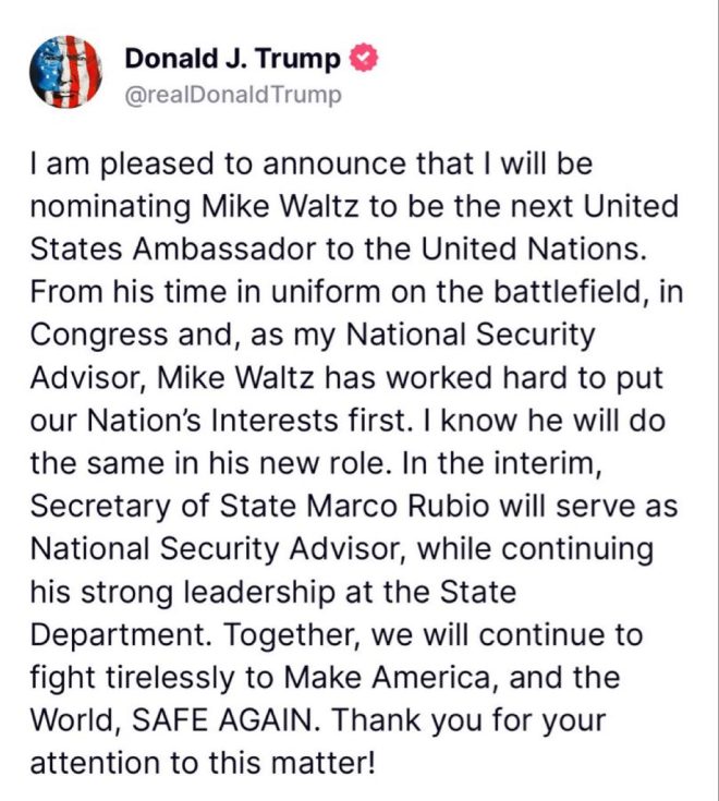 BREAKING: Waltz's UN Appointment Sparks Outrage, Rubio Steps Up!