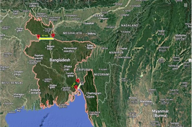 Bangladesh's Vulnerable "Chicken Necks": A Dangerous Reality Check — chicken neck corridor vulnerabilities, Bangladesh land corridor security, India geopolitical strategy 2025