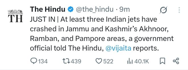 Breaking: HMOIndia to Sue The Hindu for 'False News' Claims!